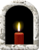 Gedenkkerze.