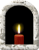Gedenkkerze.