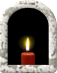 Gedenkkerze.
