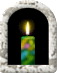 Gedenkkerze.