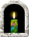 Gedenkkerze.