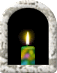 Gedenkkerze.