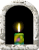 Gedenkkerze.